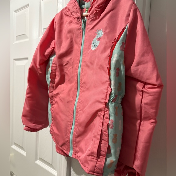 Lily & Dan girls size 7-8 rain jacket. Used but in excellent condition! - Picture 2 of 8
